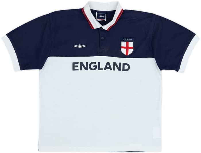 2002-04 England Umbro Polo Shirt - 6/10 - (M)