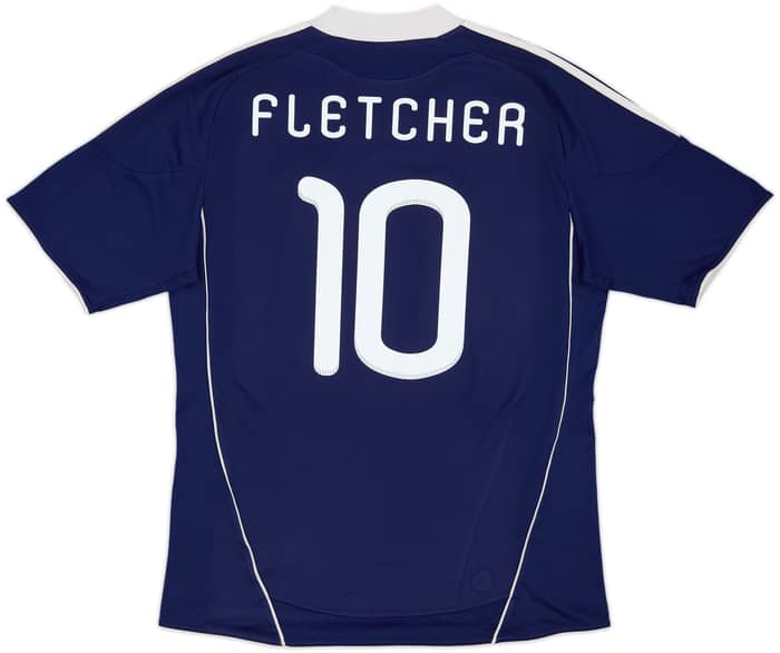 2010-11 Scotland Home Shirt Fletcher #10 - 7/10 - (L)