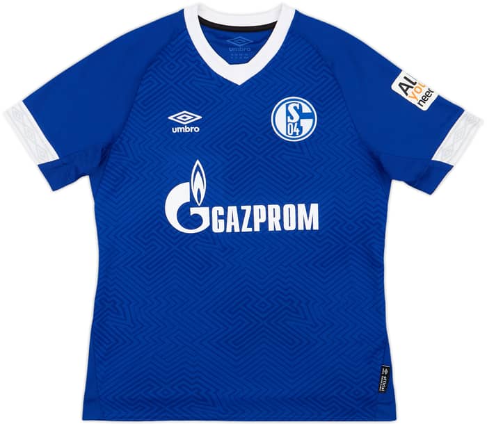 2018-19 Schalke Home Shirt - 8/10 - (L.Boys)