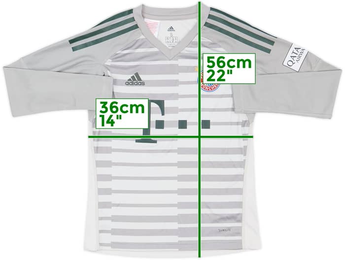 2018-19 Bayern Munich GK Shirt - 8/10 - (S.Boys)