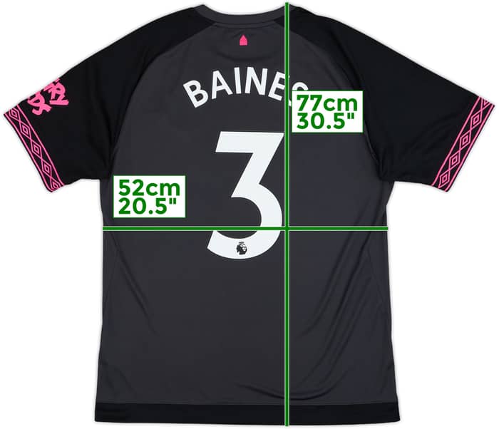 2018-19 Everton Away Shirt Baines #3 - 10/10 - (L)