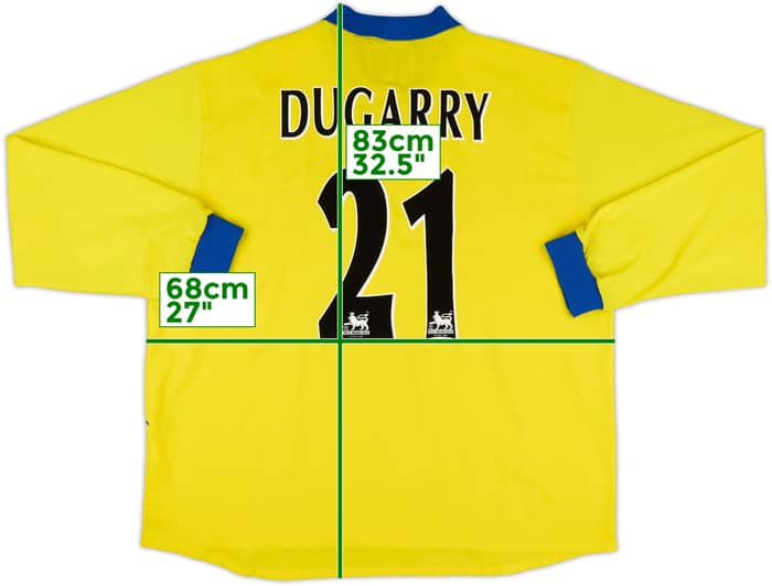 2003-04 Birmingham Away L/S Shirt Dugarry #21 - 7/10 - (XL)