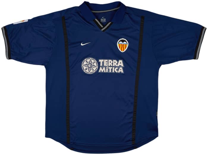 2000-01 Valencia Away Shirt Aimar #22 - 9/10 - (XL)