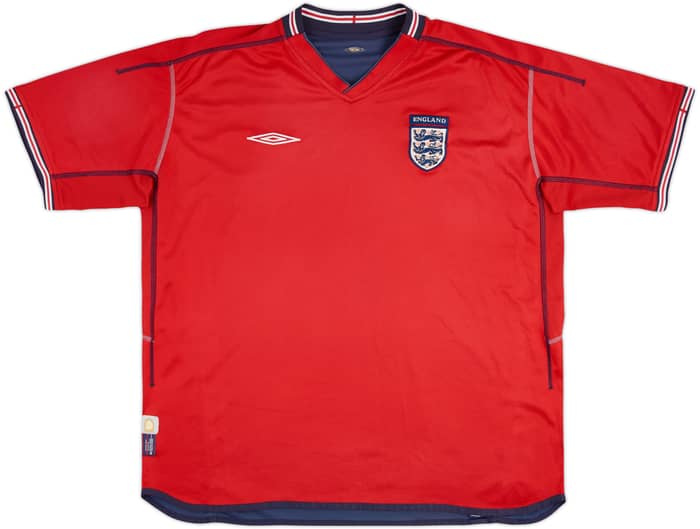 2002-04 England Away Shirt - 5/10 - (XXL)