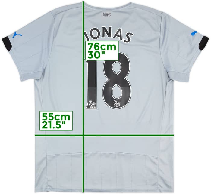 2014-15 Newcastle Away Shirt Jonas #18 - 8/10 - (L)