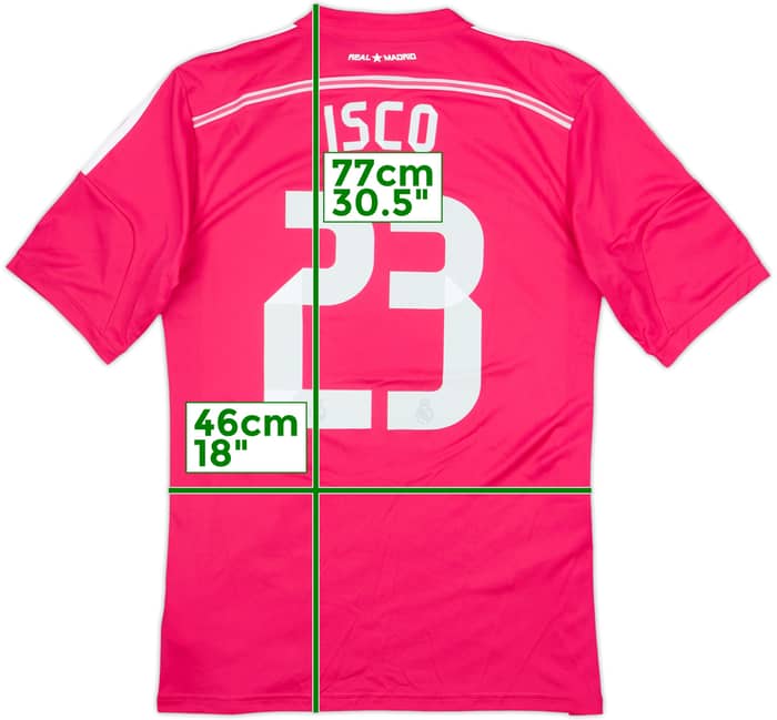2014-15 Real Madrid Away Shirt Isco #23 - 9/10 - (M)