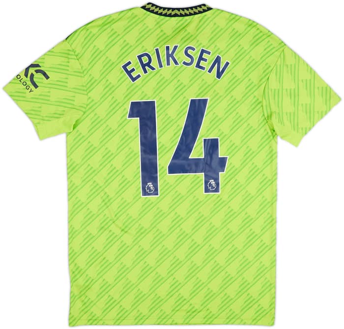 2022-23 Manchester United Third Shirt Eriksen #14 - 8/10 - (M)