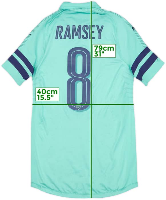 2018-19 Arsenal Player Issue Third Shirt Ramsey #8 - 6/10 - (M)