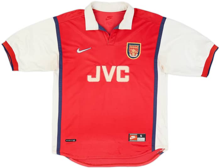 1998-99 Arsenal Home Shirt Bergkamp #10 - 6/10 - (S)