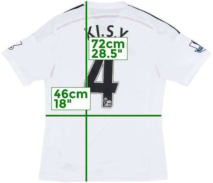 2014-15 Swansea Home Shirt Ki.S.Y #4 - 6/10 - (S)