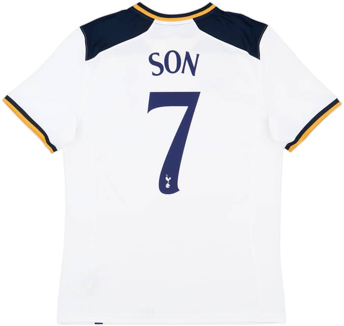 2016-17 Tottenham Home Shirt Son #7 - 10/10 - (XL)