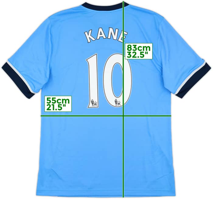 2015-16 Tottenham Away Shirt Kane #10 - 10/10 - (XL)