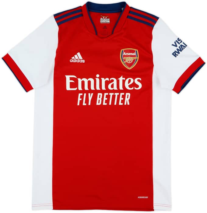 2021-22 Arsenal Home Shirt Saka #7 - 5/10 - (M)
