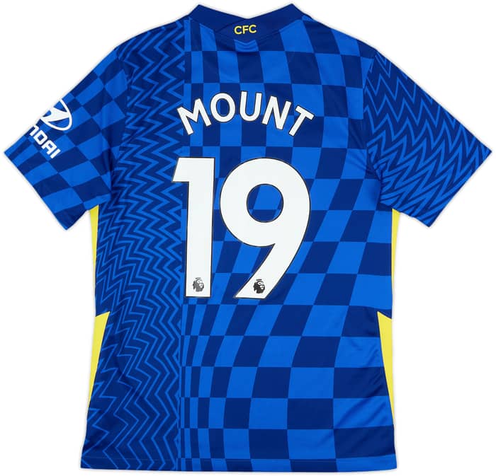 2021-22 Chelsea Home Shirt Mount #19 - 8/10 - (M)