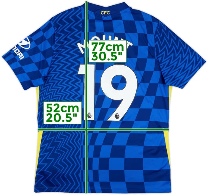 2021-22 Chelsea Home Shirt Mount #19 - 8/10 - (L)