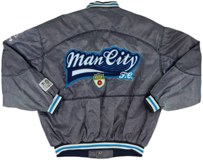 1990-92 Manchester City Umbro Bomber Jacket - 9/10 - (L)