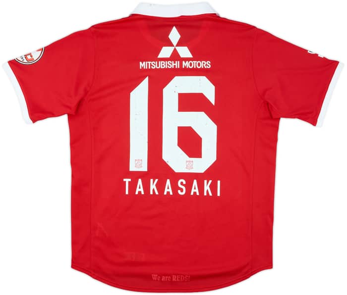 2010 Urawa Red Diamonds Home Shirt Takasaki #16 - 4/10 - (M)
