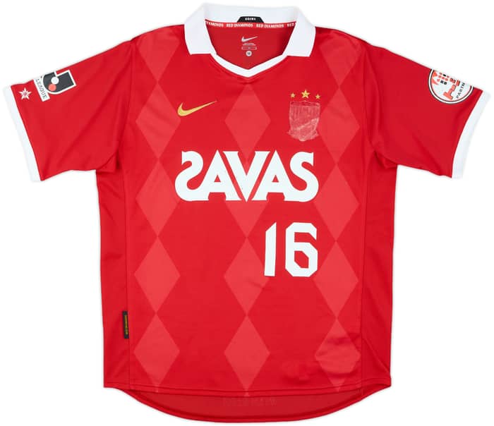 2010 Urawa Red Diamonds Home Shirt Takasaki #16 - 4/10 - (M)