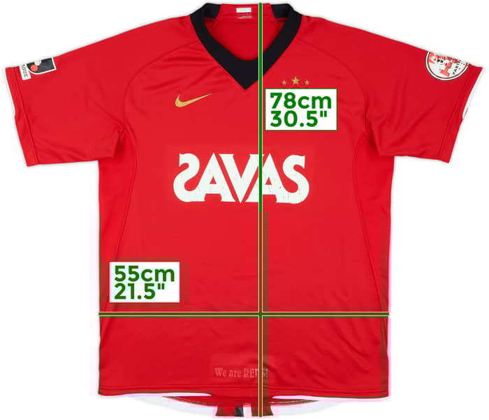 2008 Urawa Red Diamonds Home Shirt - 6/10 - (L)