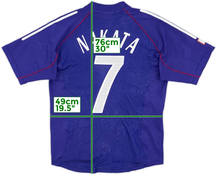 2002-04 Japan Home Shirt Nakata #7 - 7/10 - (M)