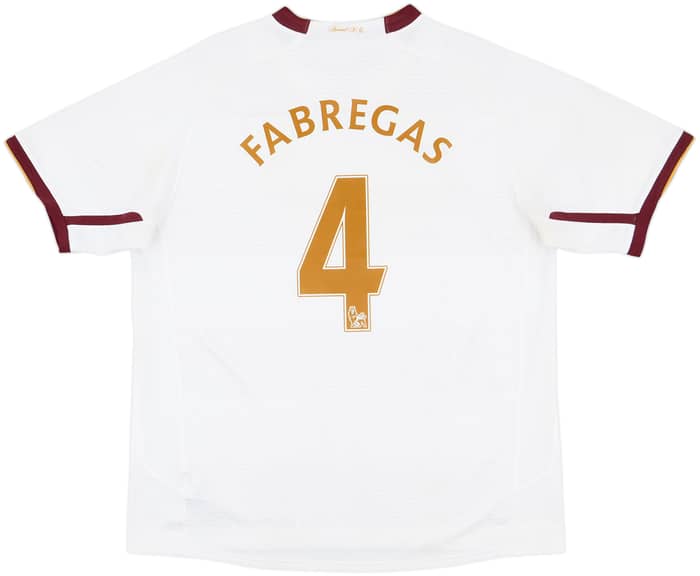2007-08 Arsenal Away Shirt Fabregas #4 - 9/10 - (XL)
