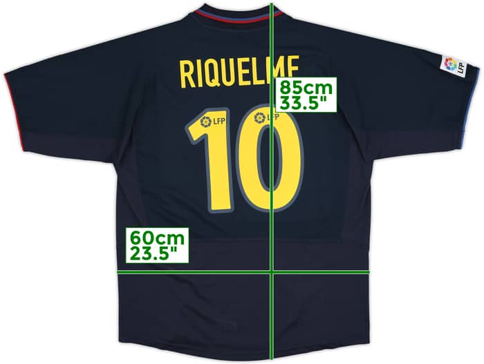 2002-03 Barcelona Away Shirt Riquelme #10 - 8/10 - (XL)