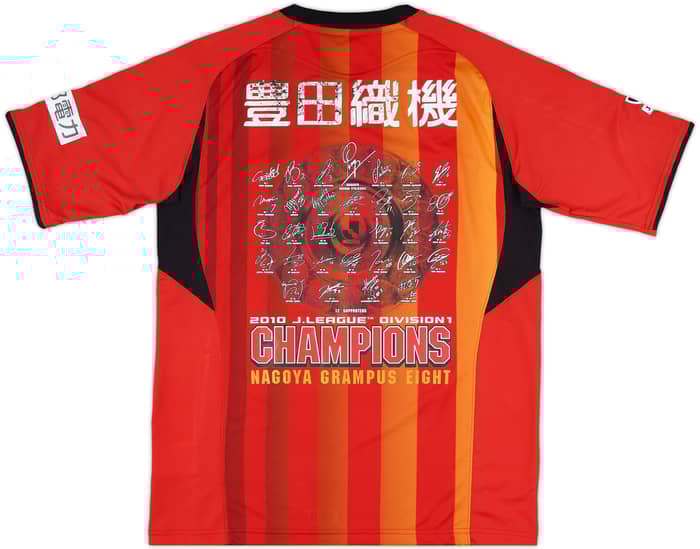 2009-10 Nagoya Grampus Eight 'J. League Champions' Home Shirt - 7/10 - (L)