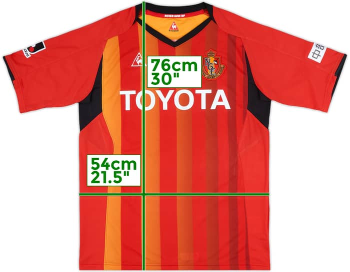2009-10 Nagoya Grampus Eight 'J. League Champions' Home Shirt - 7/10 - (L)