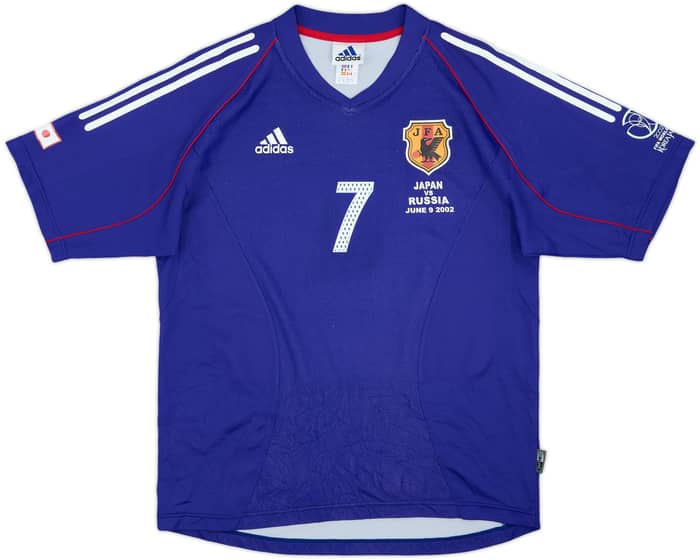 2002-04 Japan 'vs Russia' Home Shirt Nakata #7 - 9/10 - (L)