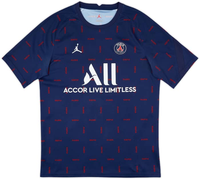 2021-22 Paris Saint-Germain Nike Jordan Training Shirt - 7/10 - (M)
