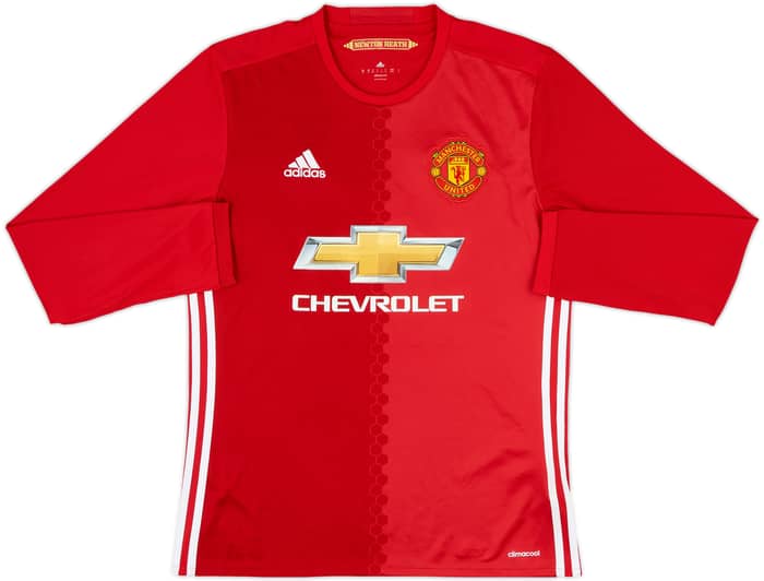 2016-17 Manchester United Home L/S Shirt Rashford #19 - 6/10 - (M)