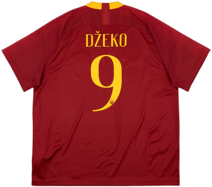 2018-19 Roma Home Shirt Dzeko #9 - 10/10 - (XXL)