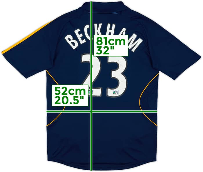 2007-08 LA Galaxy Away Shirt Beckham #23 - 5/10 - (M)