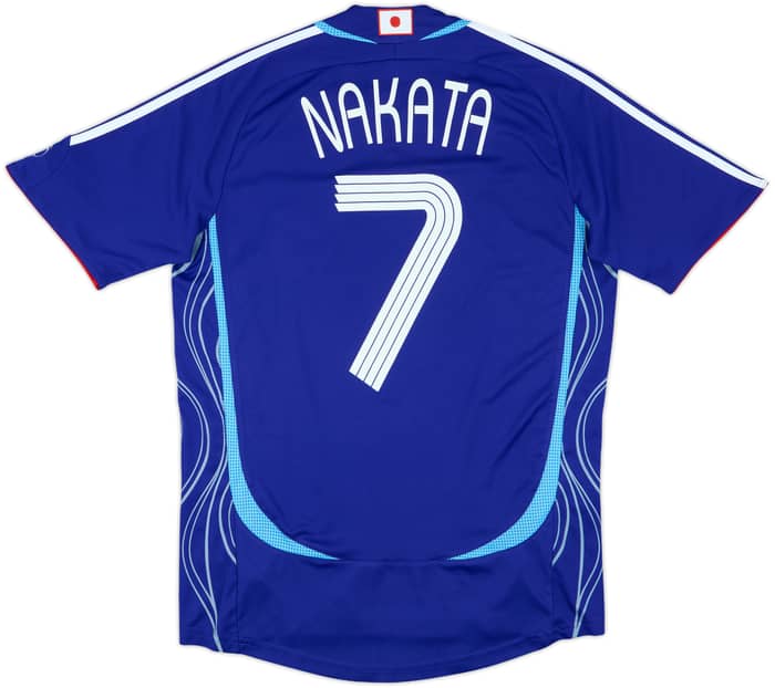 2006-08 Japan Home Shirt Nakata #7 - 8/10 - (M)
