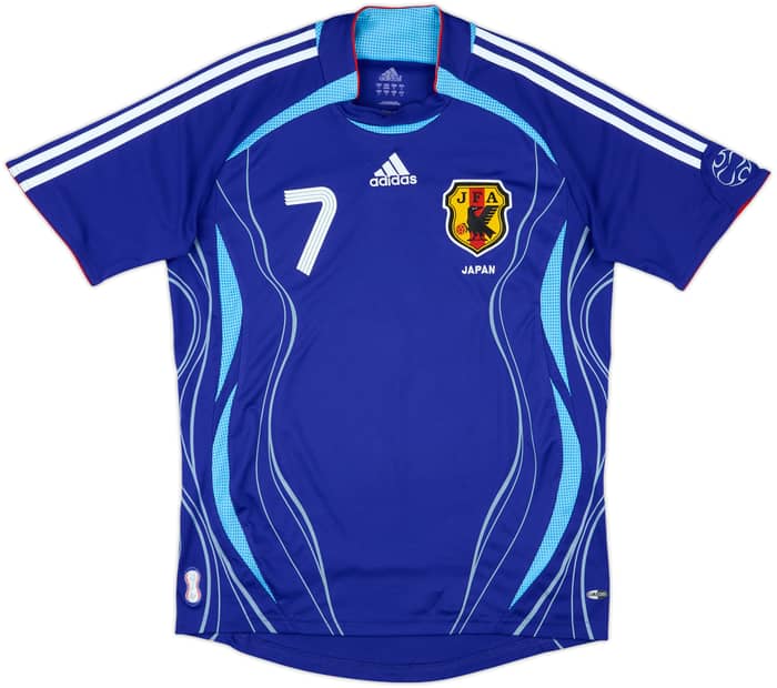 2006-08 Japan Home Shirt Nakata #7 - 8/10 - (M)