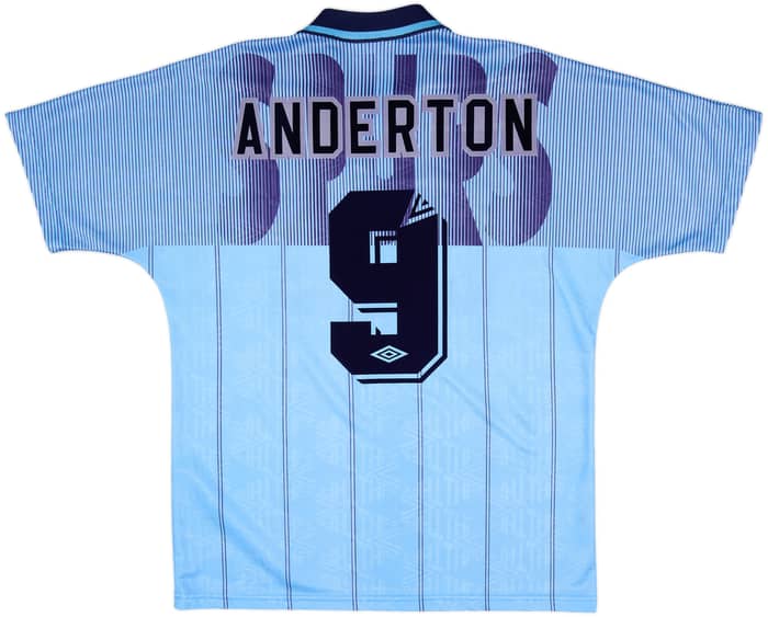 1991-94 Tottenham Third Shirt Anderton #9 - 10/10 - (S)