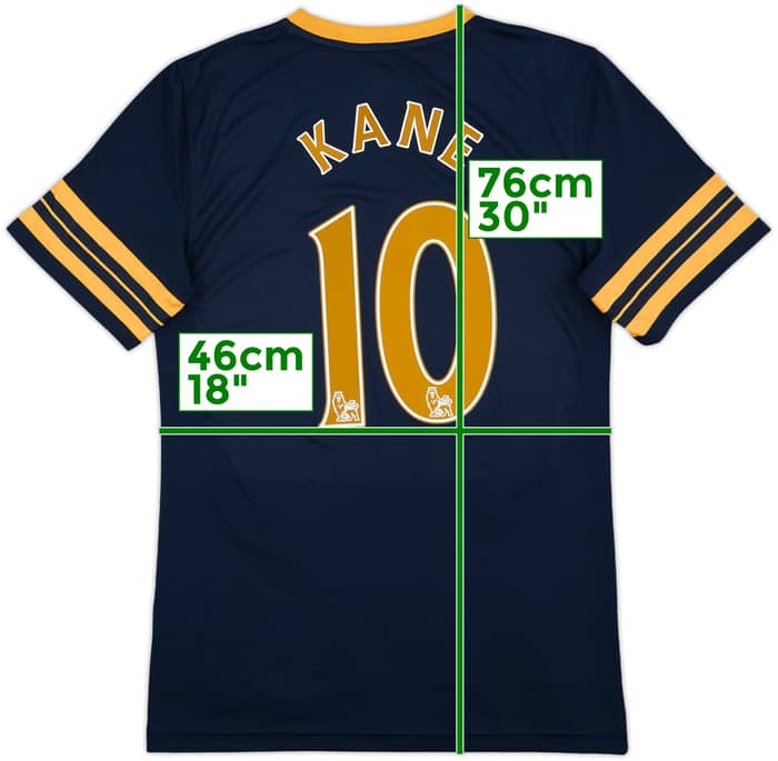 2016-17 Tottenham Away Shirt Kane #10 - 8/10 - (M)