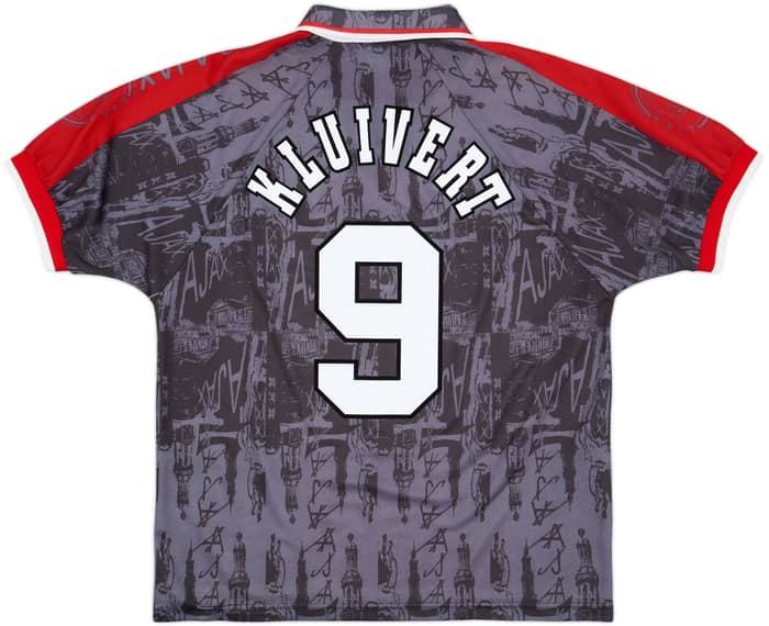 1996-97 Ajax Away Shirt Kluivert #9 - 8/10 - (L)