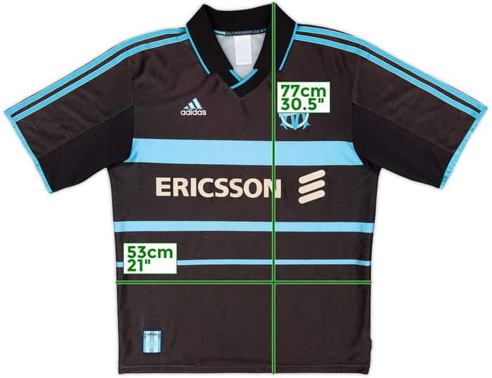 1999-00 Olympique Marseille Third Shirt - 8/10 - (M)
