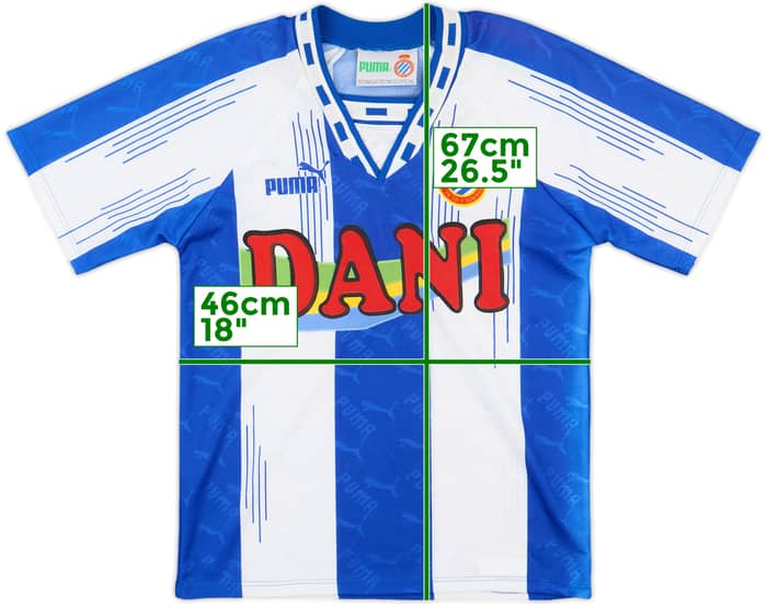 1994-95 Espanyol Home Shirt - 9/10 - (S)