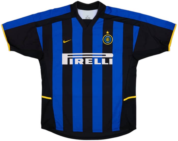 2002-03 Inter Milan Home Shirt Crespo #9 - 9/10 - (L)