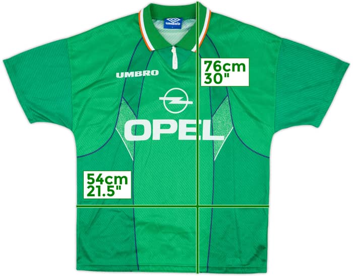 1994-95 Ireland Home Shirt - 8/10 - (L)