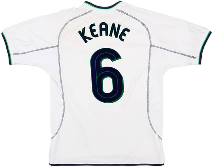 2001-02 Ireland Away Shirt Keane #6 - 8/10 - (L)
