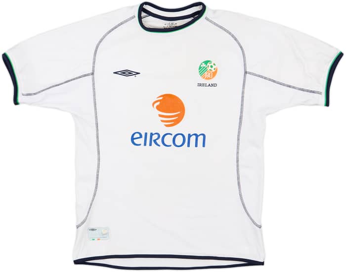2001-02 Ireland Away Shirt Keane #6 - 8/10 - (L)