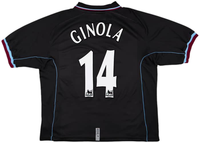 2000-01 Aston Villa Away Shirt Ginola #14 - 10/10 - (L)