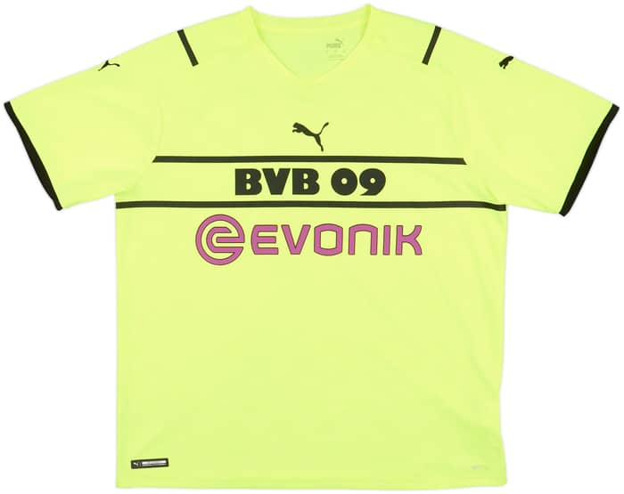 2021-22 Borussia Dortmund European Home Shirt Bellingham #22 - 7/10 - (XL)