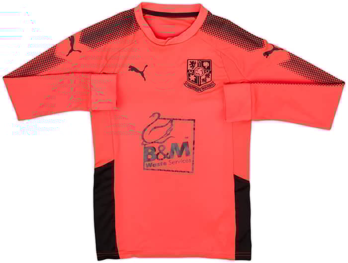 2017-18 Tranmere Rovers GK Shirt - 8/10 - (S.Boys)