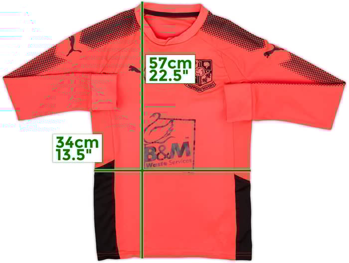 2017-18 Tranmere Rovers GK Shirt - 8/10 - (S.Boys)