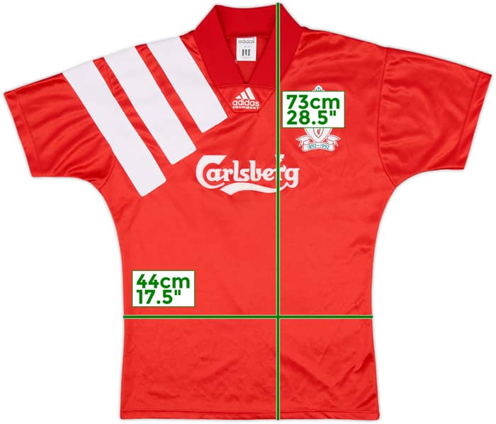 1992-93 Liverpool Centenary Home Shirt - 9/10 - (S)