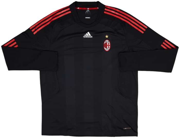 2008-09 AC Milan Player Issue Third L/S Shirt Beckham #32 - 9/10 - (XL)